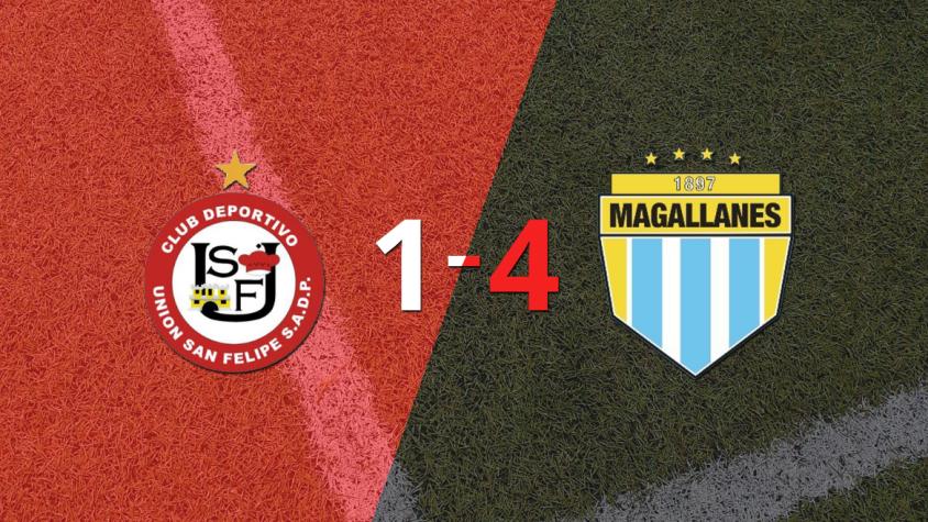 Magallanes goleó 4-1 a U. San Felipe con doblete de César Cortés