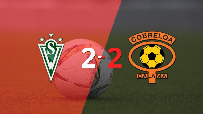 Santiago Wanderers y Cobreloa igualaron por 2 en un vibrante partido