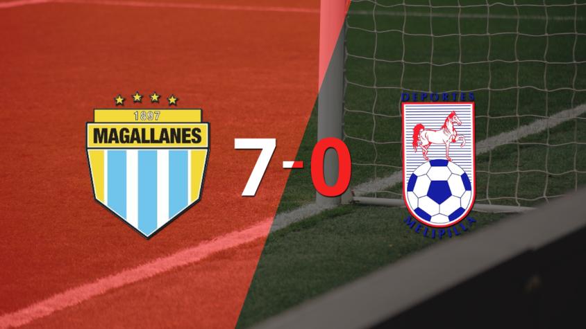 Con hat-trick de Thomas Jones, Magallanes goleó a Melipilla 7-0