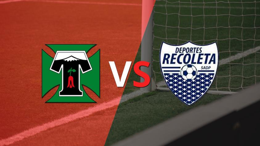 Recoleta se lo empató a Deportes Temuco en el estadio Germán Becker