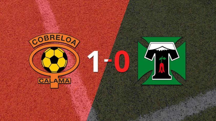 Cobreloa derrotó en casa 1-0 a Deportes Temuco