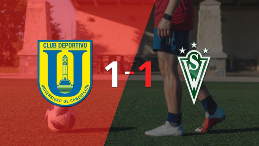 Santiago Wanderers empató 1-1 en su visita a U. Concepción