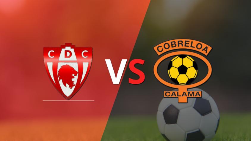 Con un empate en 0, empieza el segundo tiempo entre D. Copiapó y Cobreloa