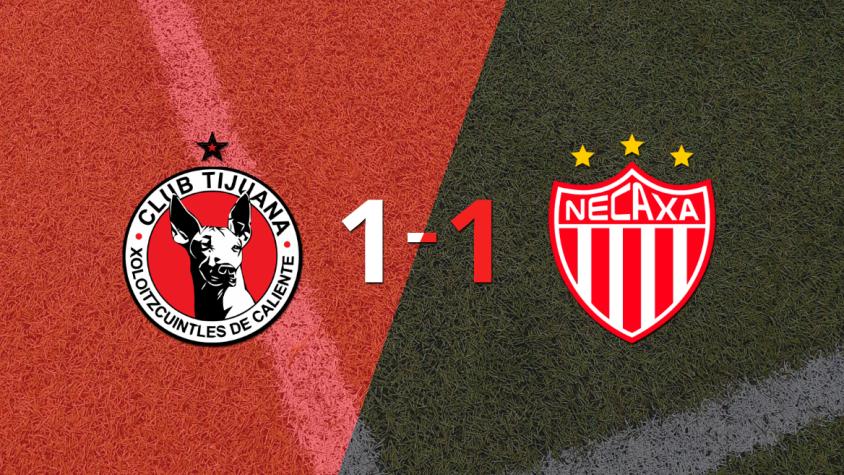 Tijuana y Necaxa empataron 1 a 1 Tijuana y Necaxa empataron 1 a 1