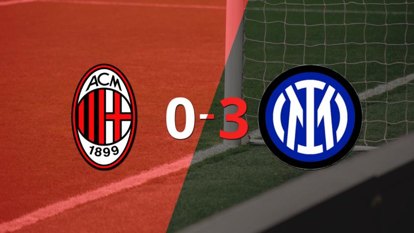 Goleada por 3 a 0 de Inter en el "Derby della Madonnina"