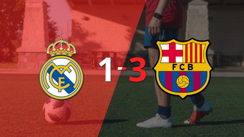 Con un marcador 3-1, Barcelona derrotó a Real Madrid por el Clásico
