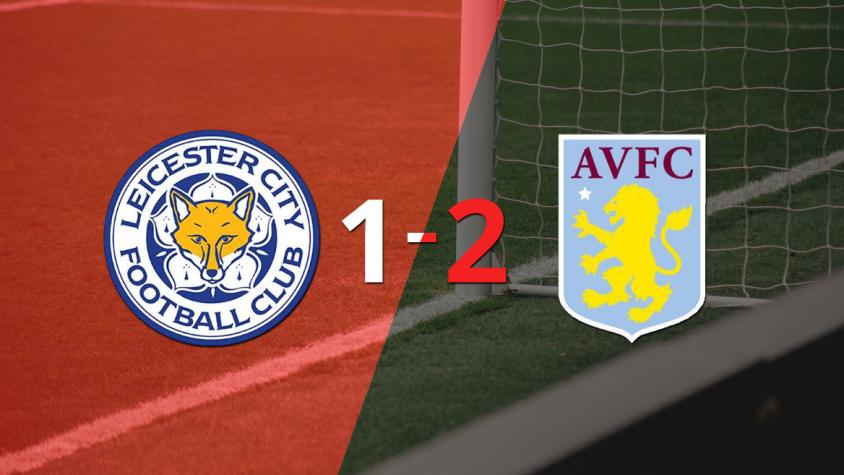 Aston Villa ganó por 2-1 en su visita a Leicester City