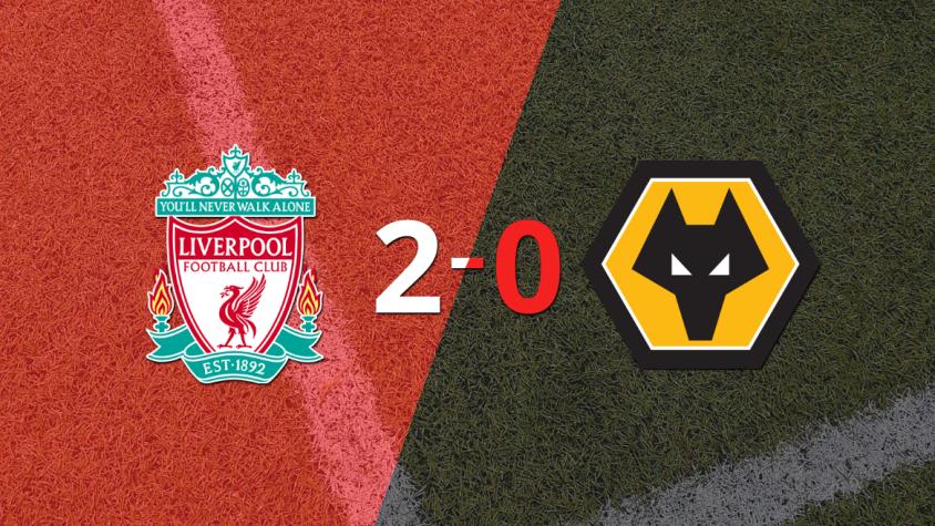 En su casa, Liverpool derrotó por 2-0 a Wolverhampton