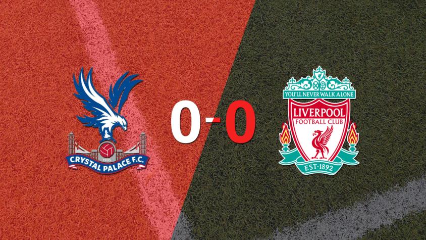 Crystal Palace y Liverpool no se hicieron daño y empataron sin goles