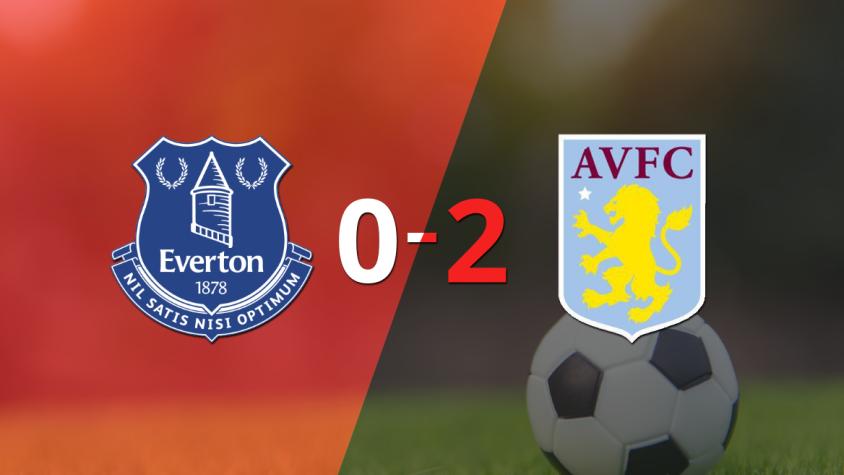 Con dos tantos, Aston Villa derrotó a Everton en su casa