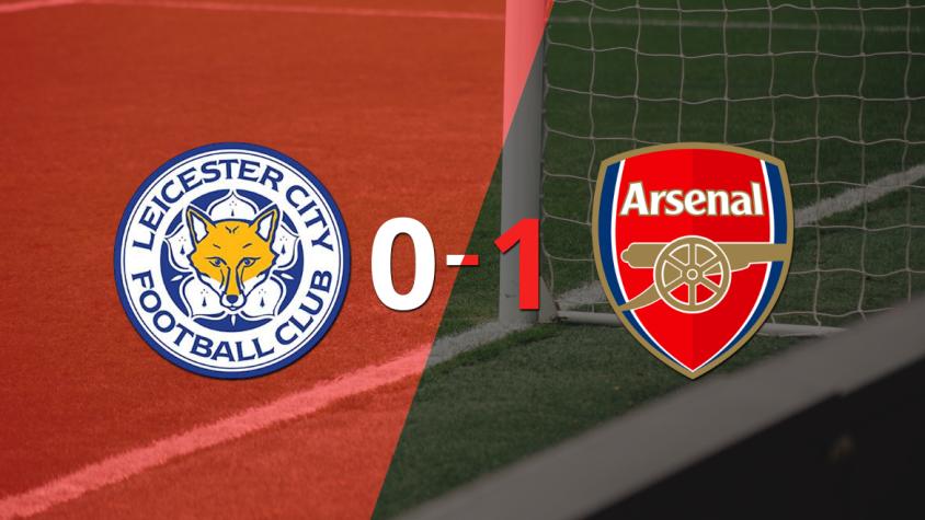 Arsenal derrotó con lo justo a Leicester City en su casa