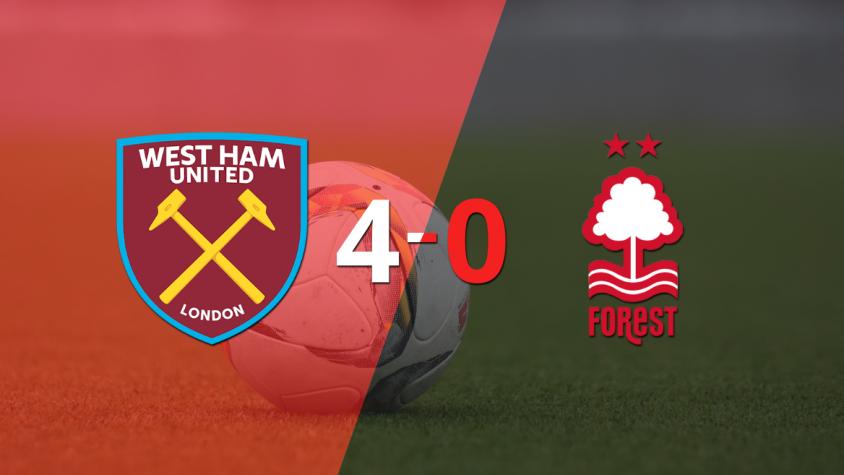 Goleada de West Ham United a Nottingham Forest con doblete de Danny Ings incluído