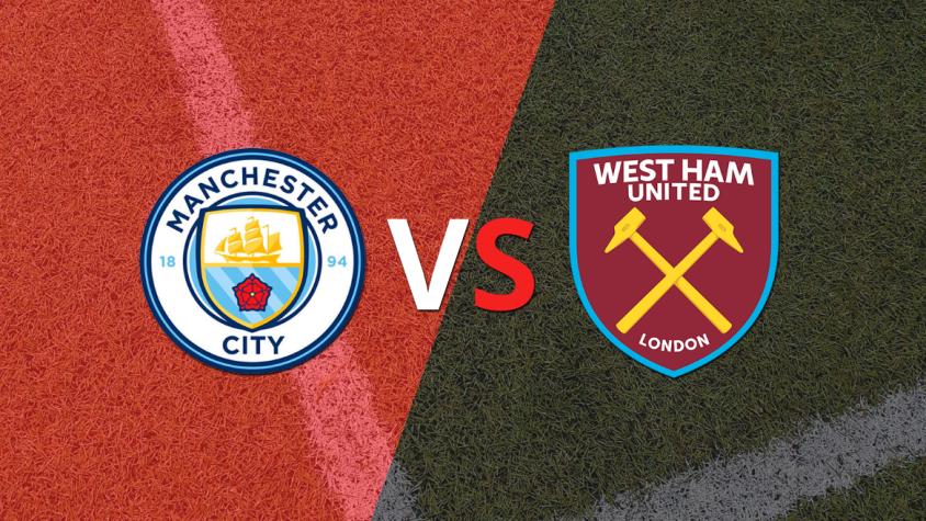 Manchester City anota y pasa a superar por 2-0 a West Ham United