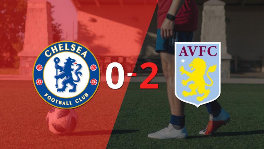 Aston Villa fue superior y venció por dos goles a Chelsea en el estadio Stamford Bridge
