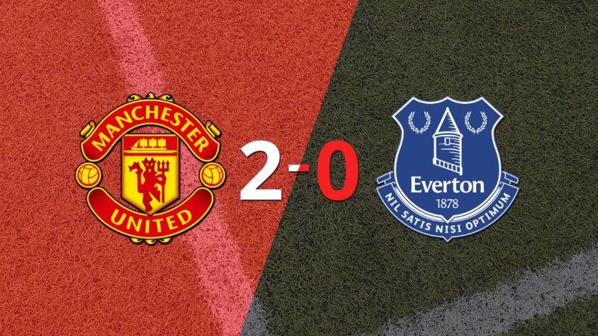En su casa, Manchester United derrotó por 2-0 a Everton