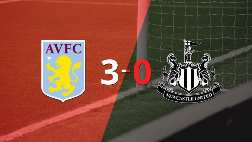 Newcastle United cayó ante Aston Villa con dos goles de Ollie Watkins
