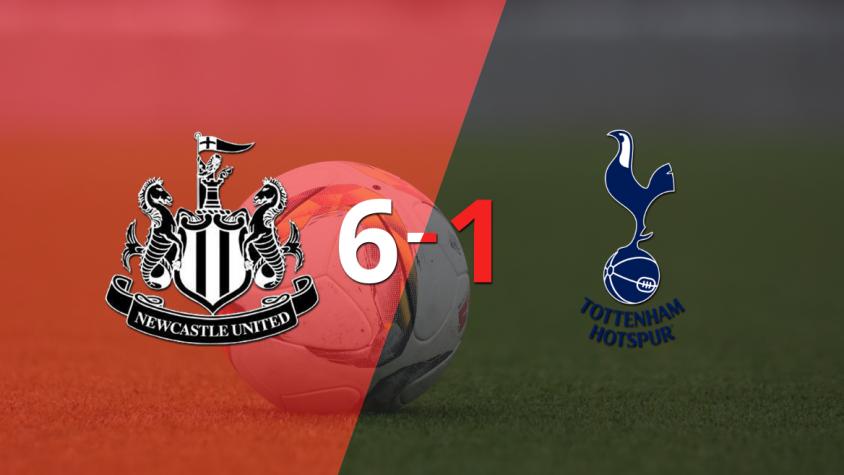 Goleada de Newcastle United a Tottenham con doblete de Jacob Murphy incluído