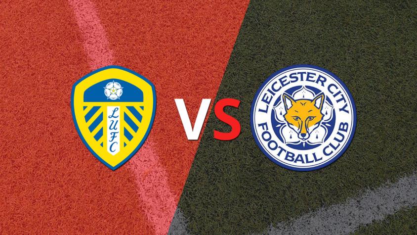 Leeds United  y Leicester City igualaron el marcador 