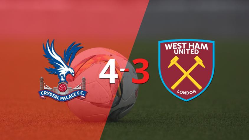 Gran triunfo de Crystal Palace por 4 a 3 frente a West Ham United