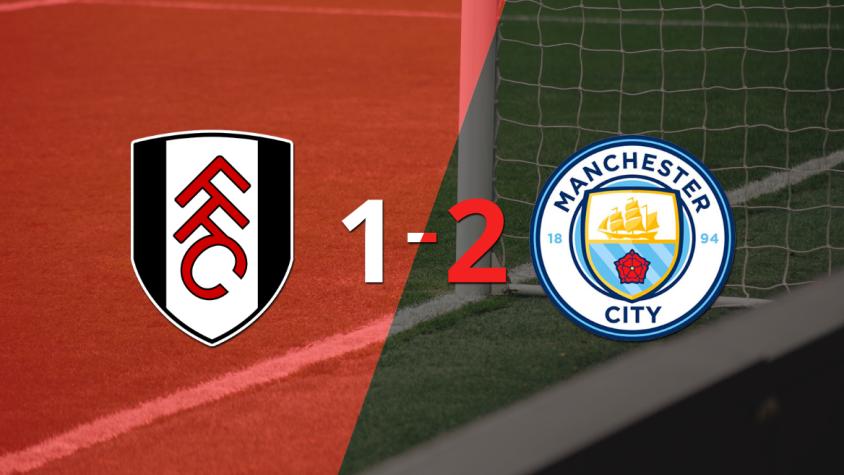 Manchester City ganó por 2-1 en su visita a Fulham