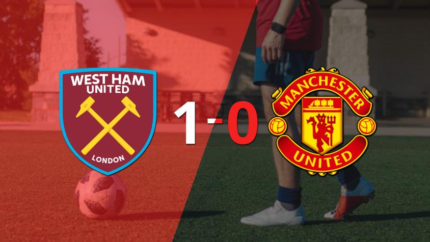 Manchester United no pudo en su visita a West Ham United y cayó 1-0