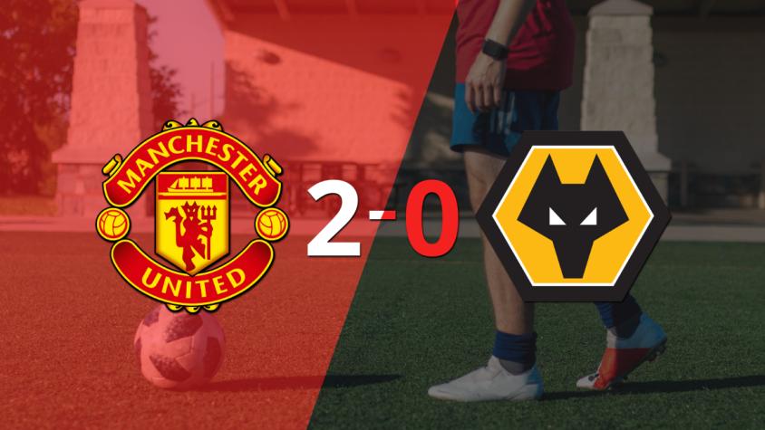 Sólido triunfo de Manchester United por 2-0 frente a Wolverhampton