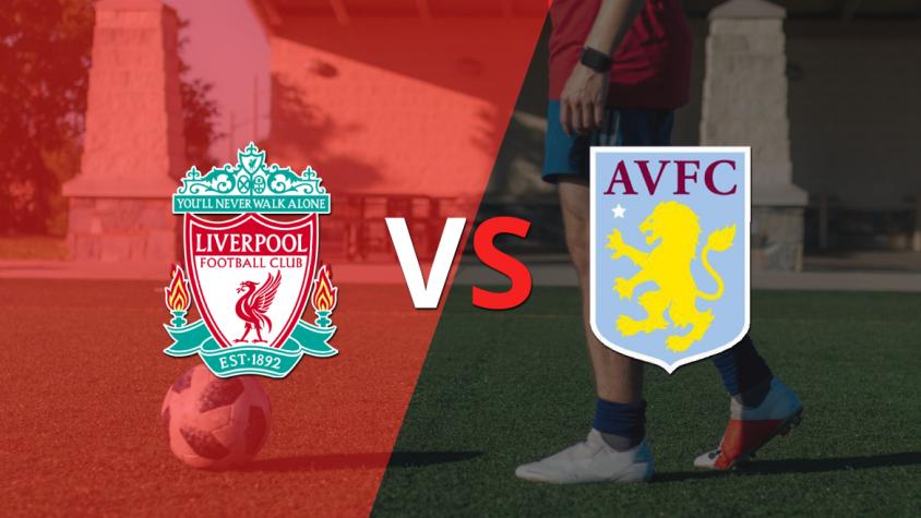 Liverpool y Aston Villa empatan en el estadio Anfield