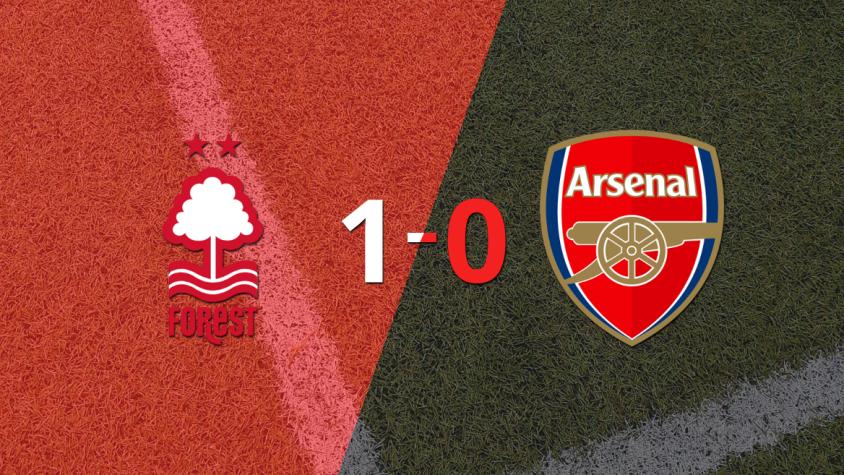 Nottingham Forest le ganó 1-0 como local a Arsenal