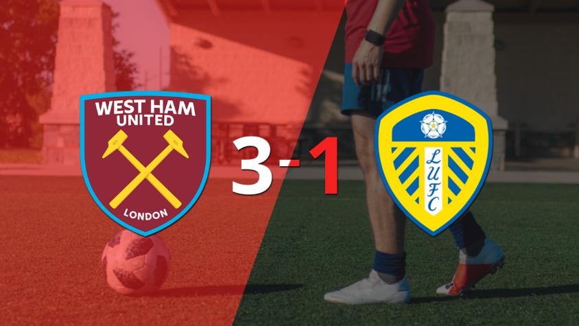 Contundente victoria de West Ham United sobre Leeds United