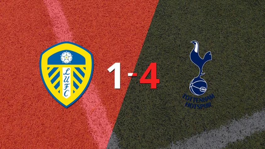 Tottenham goleó 4-1 a Leeds United con doblete de Harry Kane
