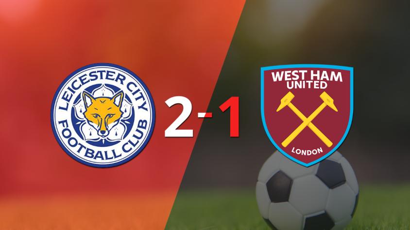 West Ham United cayó 2-1 en su visita a Leicester City