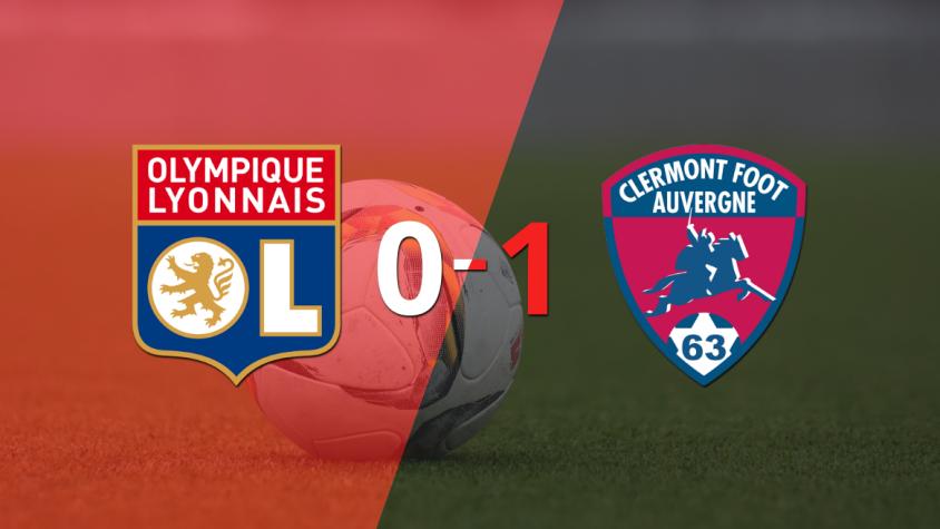 Clermont Foot se quedó con el triunfo en una difícil visita a Olympique Lyon