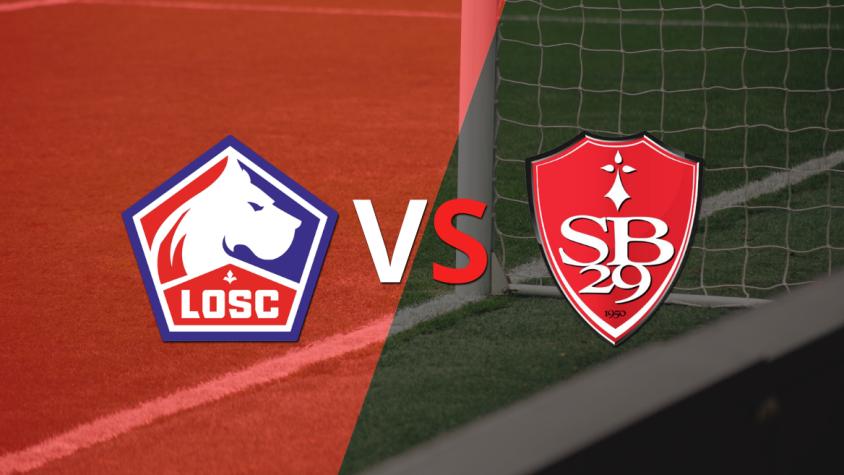 Lille vence 2-1 a Stade Brestois