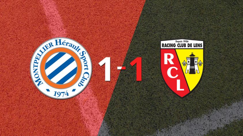 Montpellier no pudo en casa ante Lens y empataron 1-1