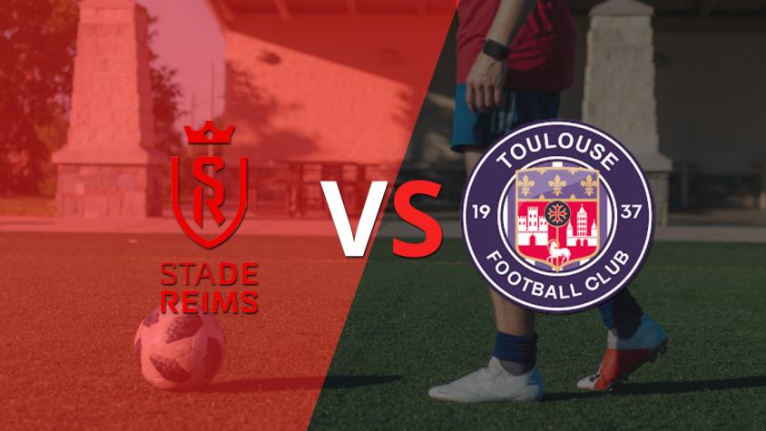 Victoria parcial deStade de Reims sobre Toulouse en el estadio Auguste Delaune