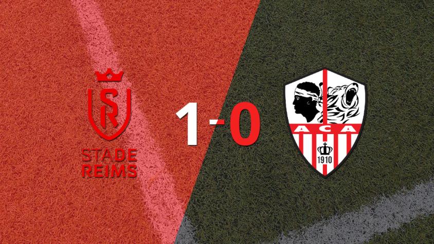 Stade de Reims derrotó en casa 1-0 a Ajaccio AC