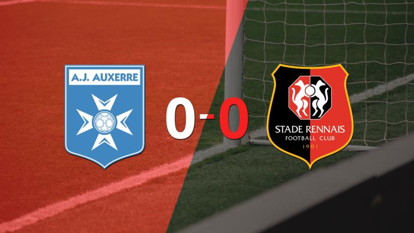 Sin goles, Auxerre y Stade Rennes igualaron el partido