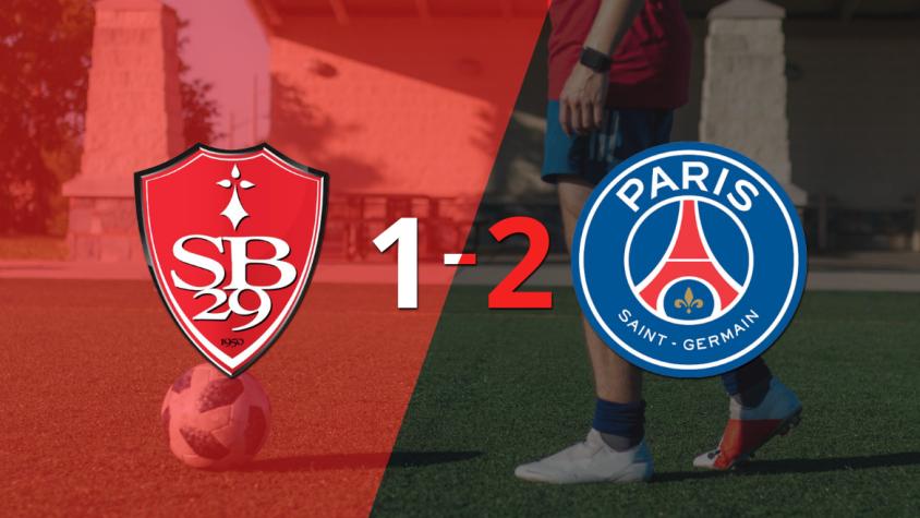 Por una mínima ventaja PSG se lleva los tres puntos ante Stade Brestois