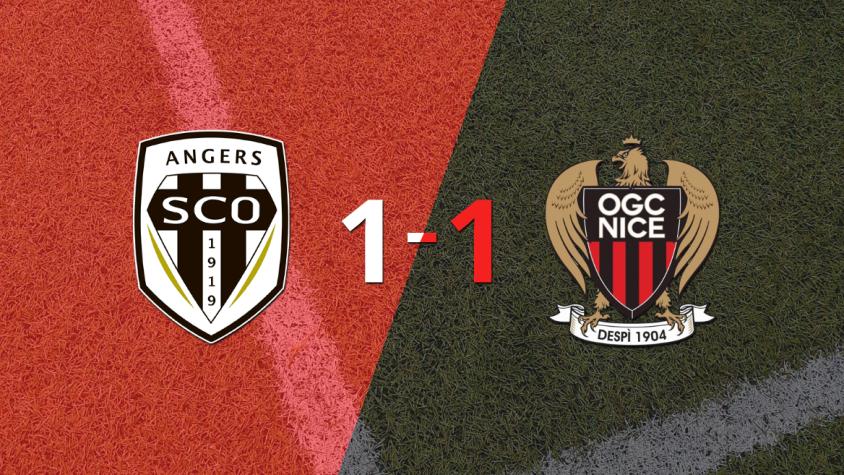 Angers y Nice empataron 1 a 1