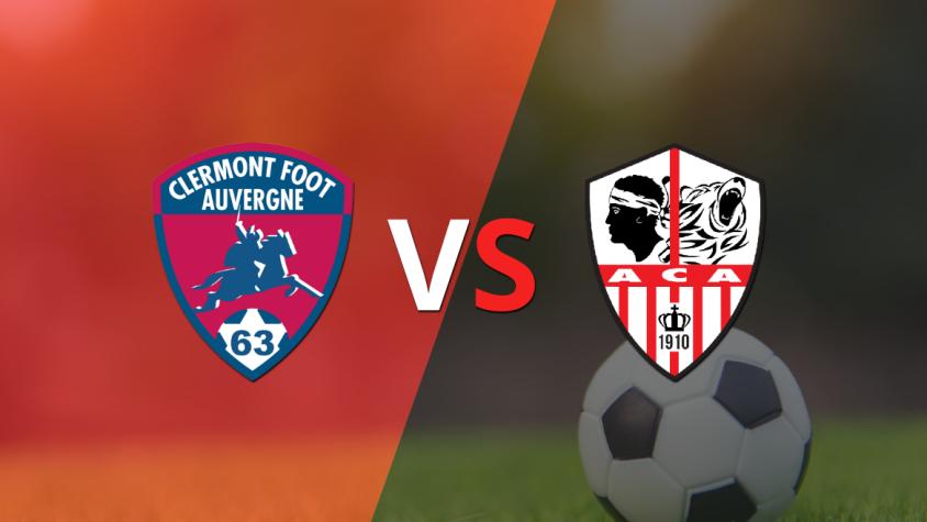Clermont Foot empata el juego ante Ajaccio AC