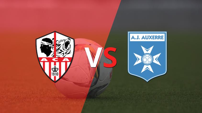 Ajaccio AC quiere volver a festejar frente a Auxerre