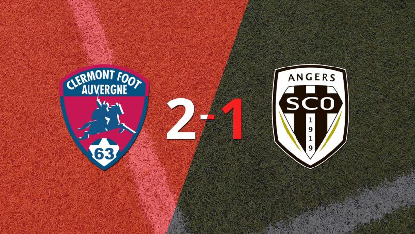 Clermont Foot logra 3 puntos al vencer de local a Angers 2-1