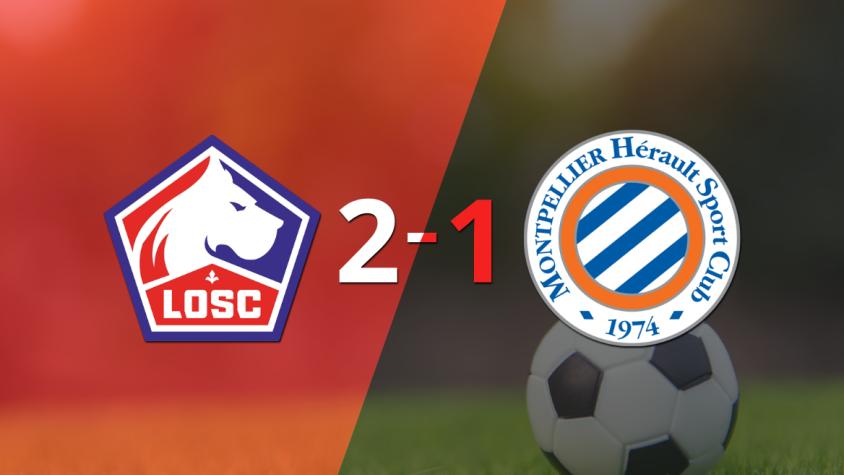 Montpellier cayó 2-1 en su visita a Lille