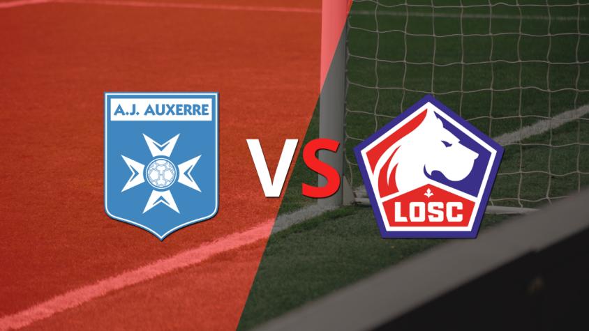 Auxerre pudo empatar el partido frente a Lille