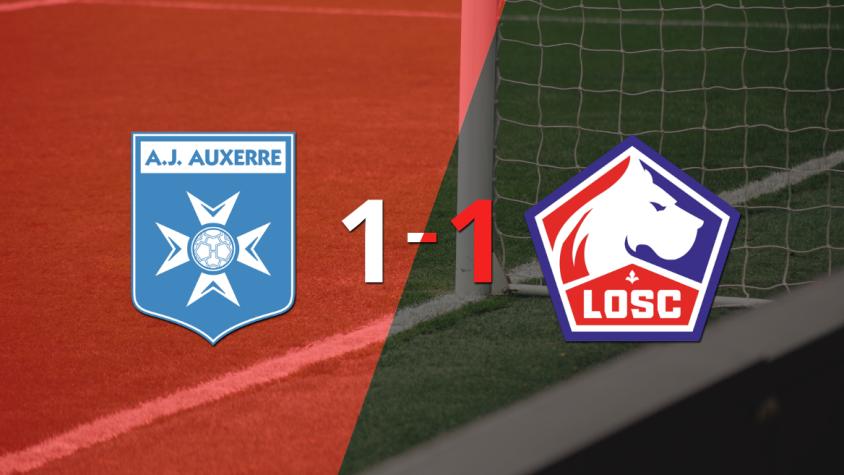 Auxerre y Lille se repartieron los puntos en un 1 a 1