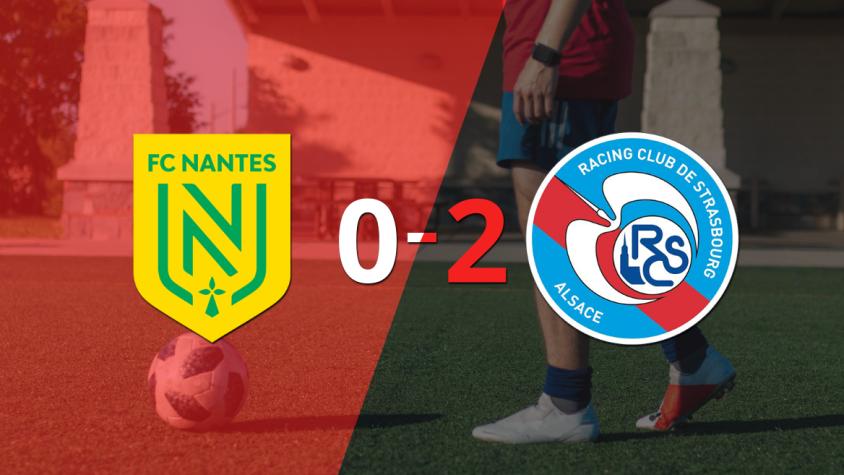 En casa, Nantes perdió 2-0 frente a RC Strasbourg