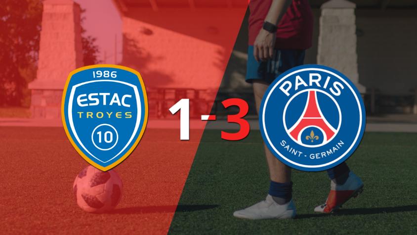 PSG logró una destacada actuación al conseguir una victoria por 3 a 1 ante Troyes