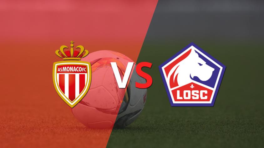 Empate a 0 en el comienzo del segundo tiempo entre Mónaco y Lille