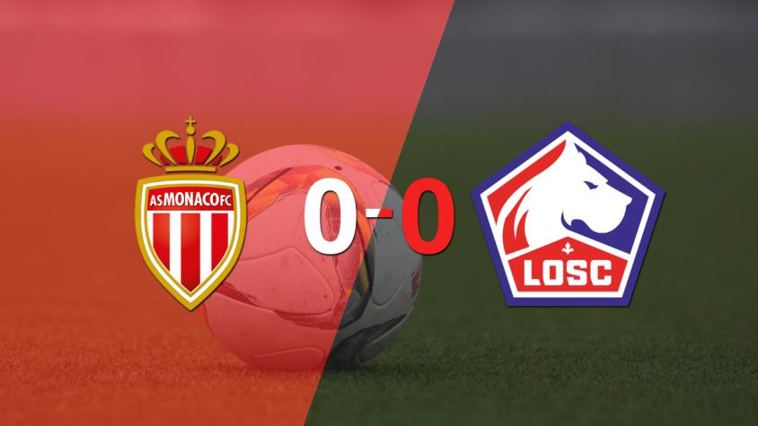 Cero a cero terminó el partido entre Mónaco y Lille