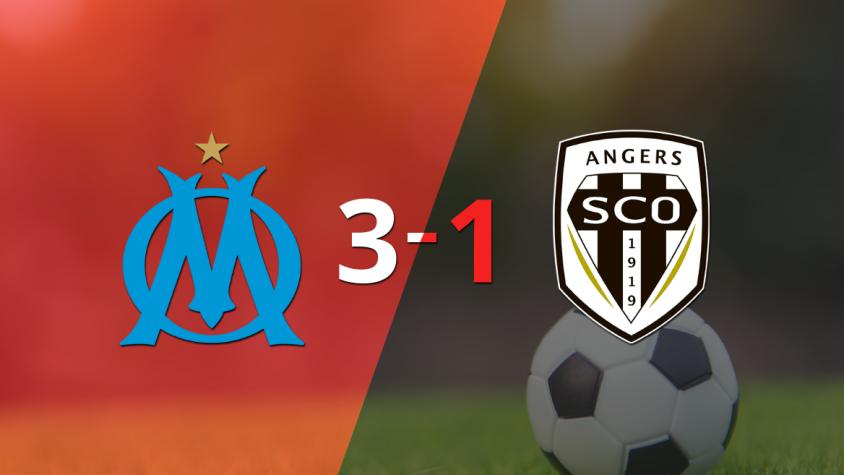 Angers perdió 3-1 en su visita a Olympique de Marsella
